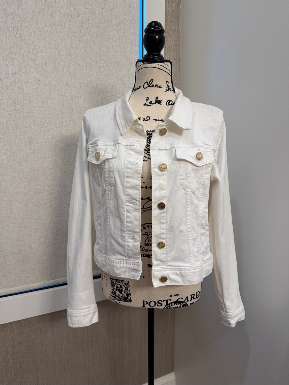 Lilly Pulitzer White Denim Jacket